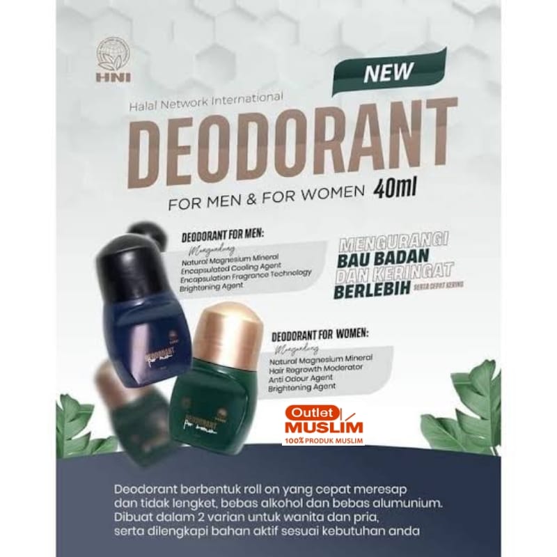 HNI Deodorant For women or man