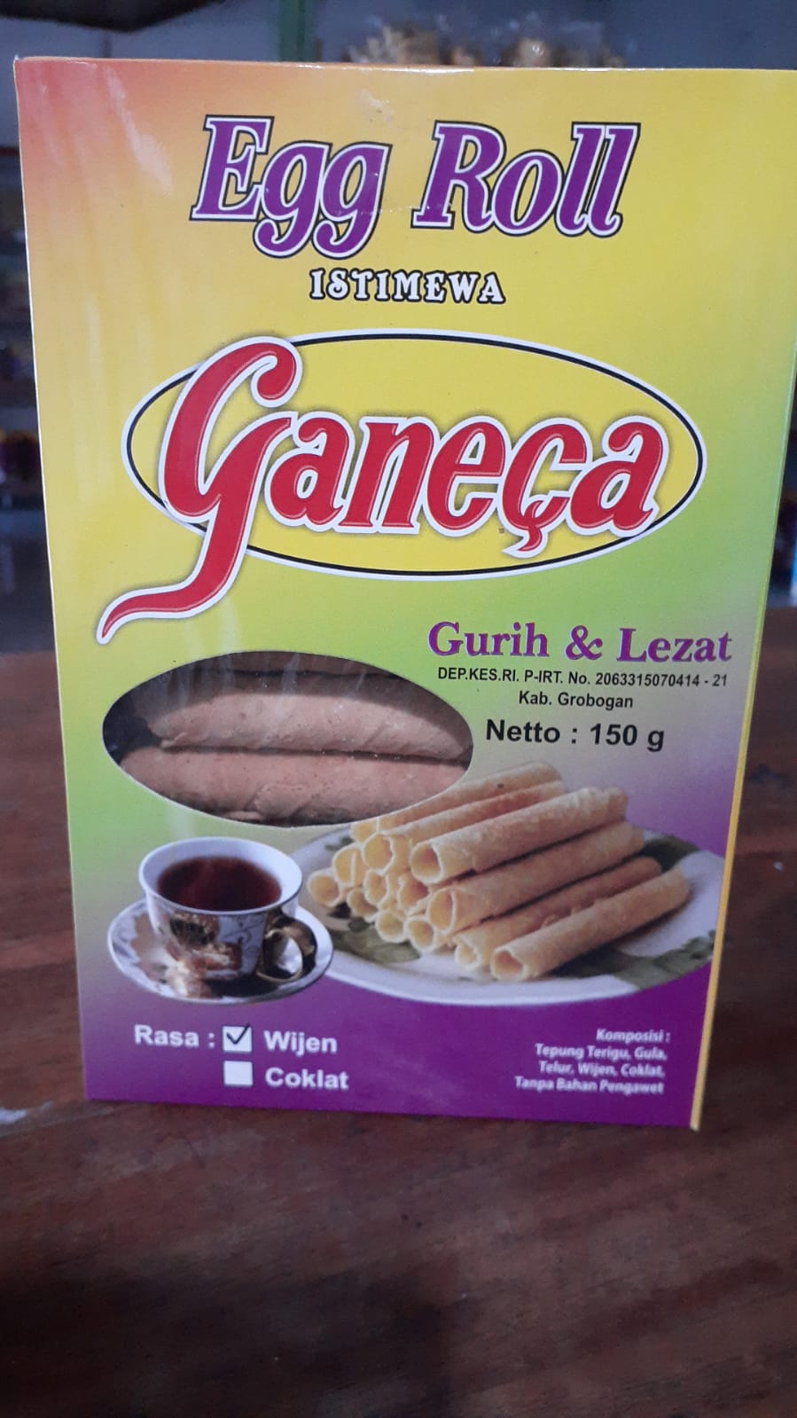 Eggroll Wijen 150 gram
