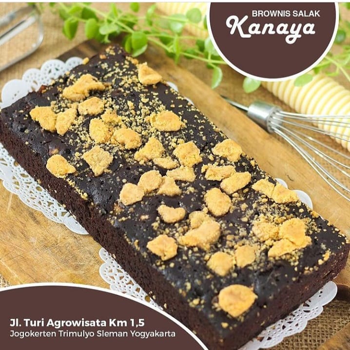 Brownies Salak Gula Semut Tepung Gluten Free