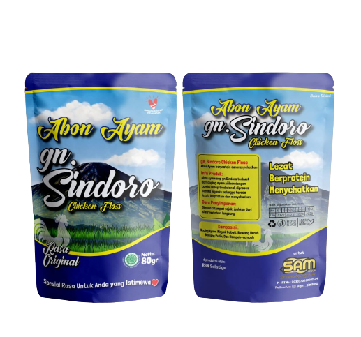 Abon Ayam gn Sindoro Original 80 gram