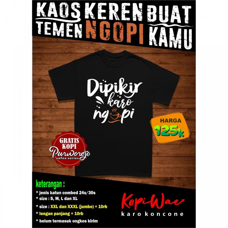 Kaos kopi khas Purworejo