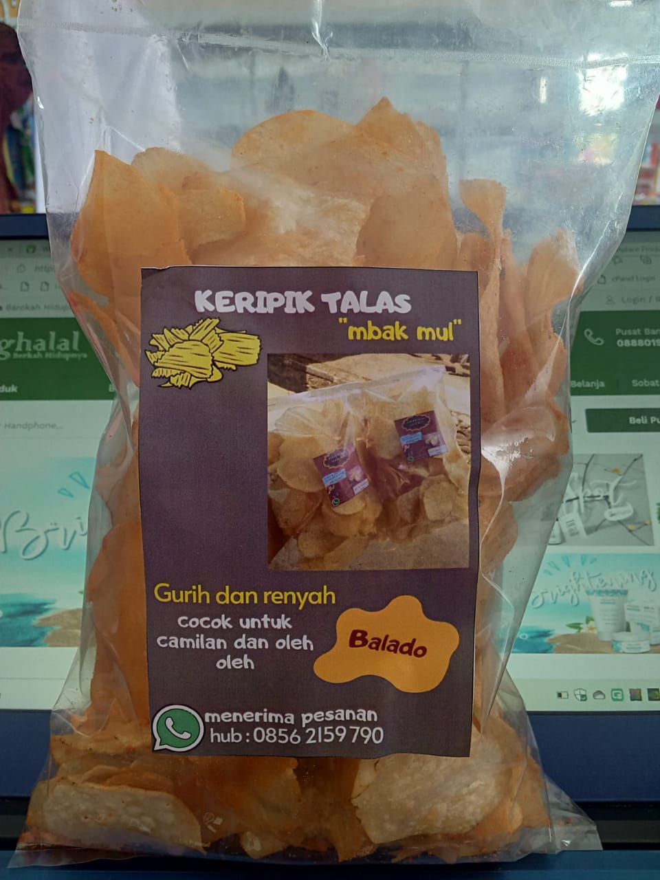Keripik Talas Balado