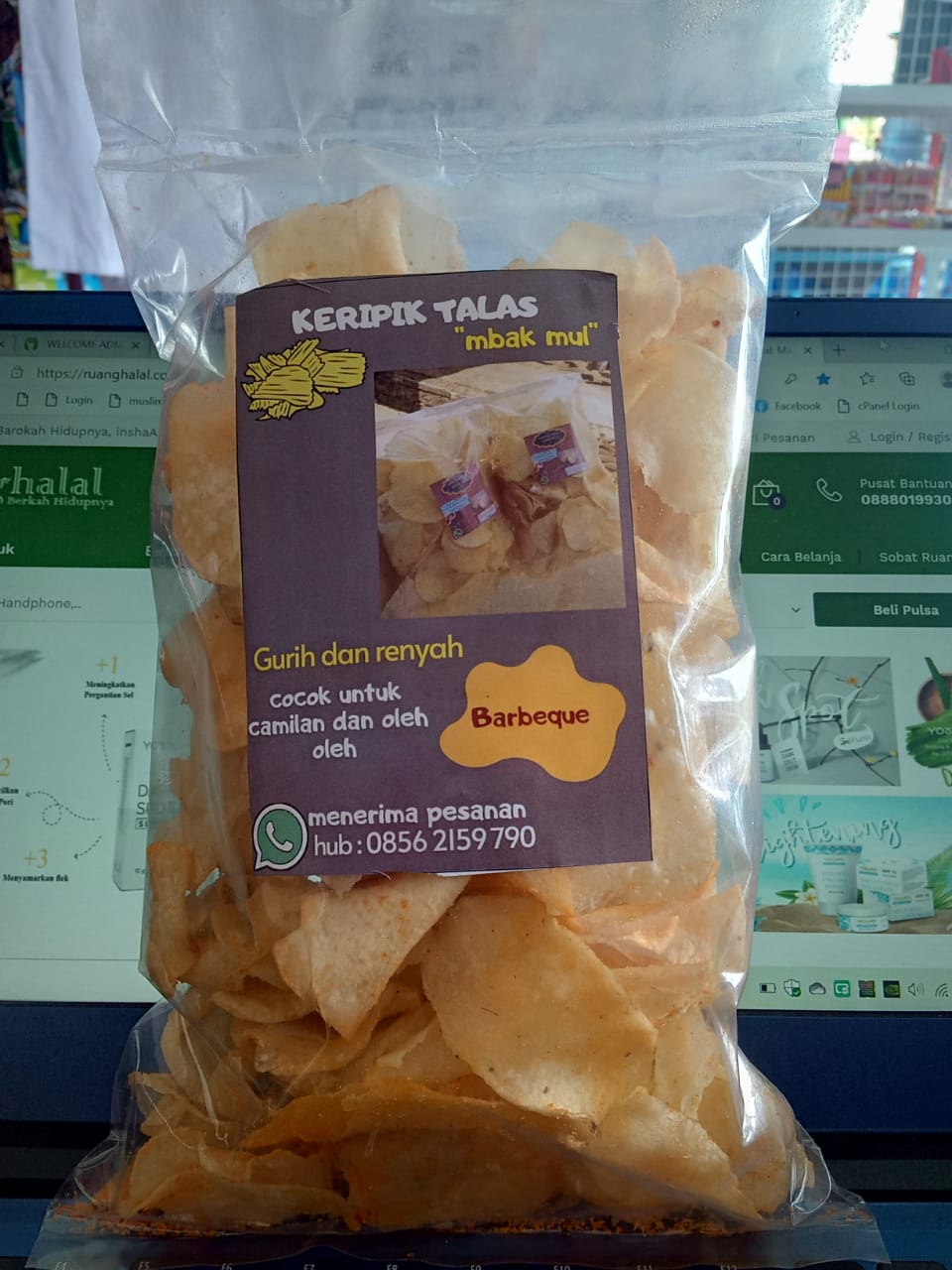 Keripik Talas Barbeque