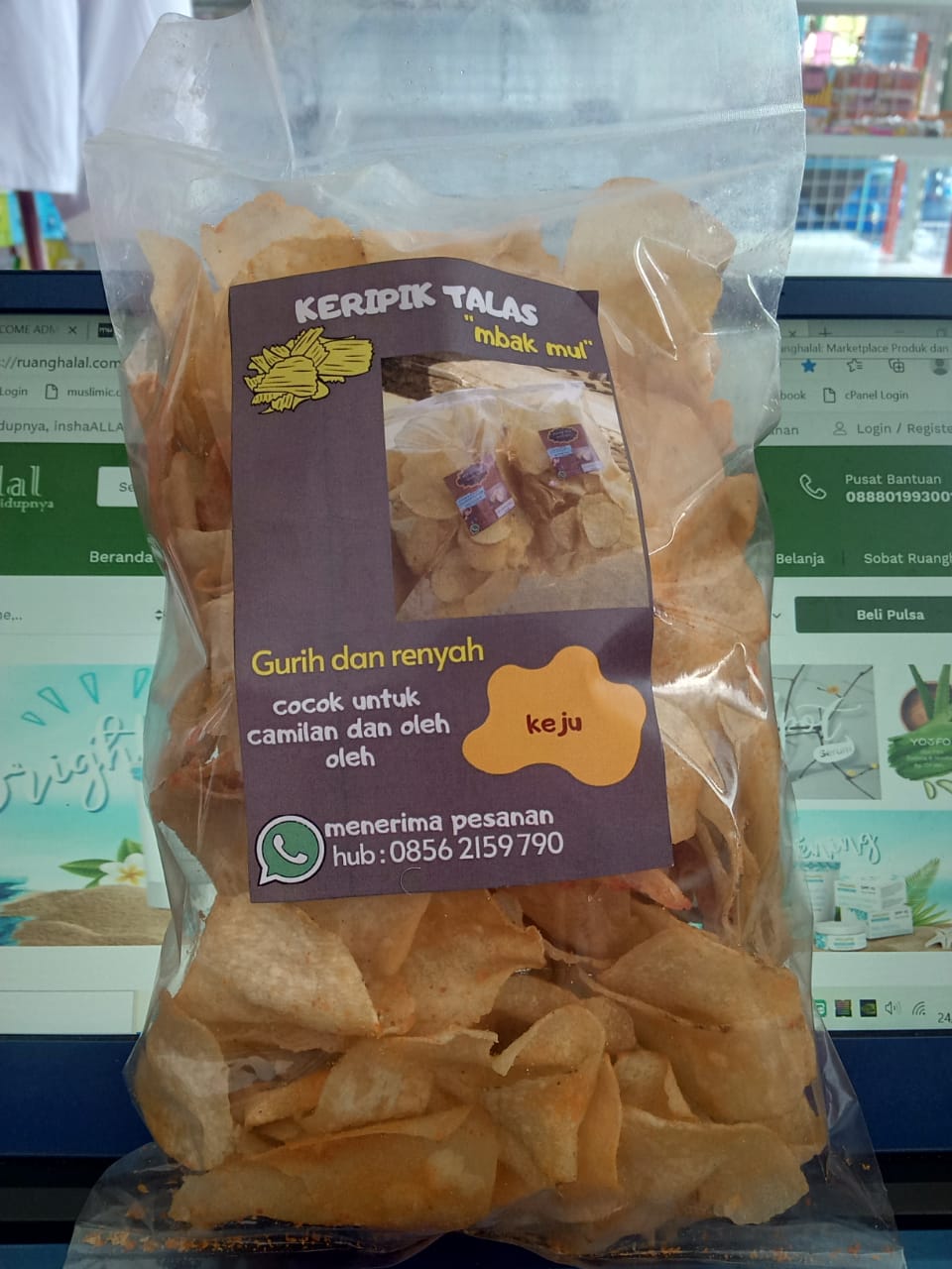 Keripik Talas Keju