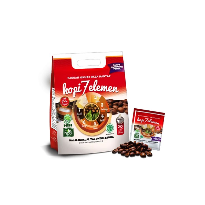 Kopi 7 elemen per sachet