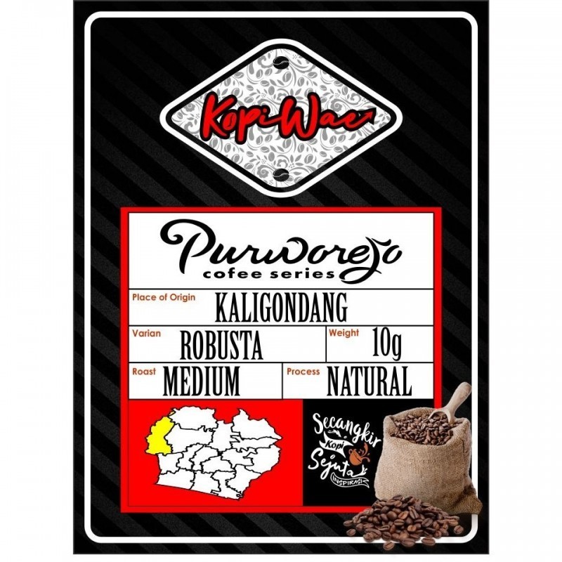 Kopiwae Kopi Robusta Kaligondang Purworejo