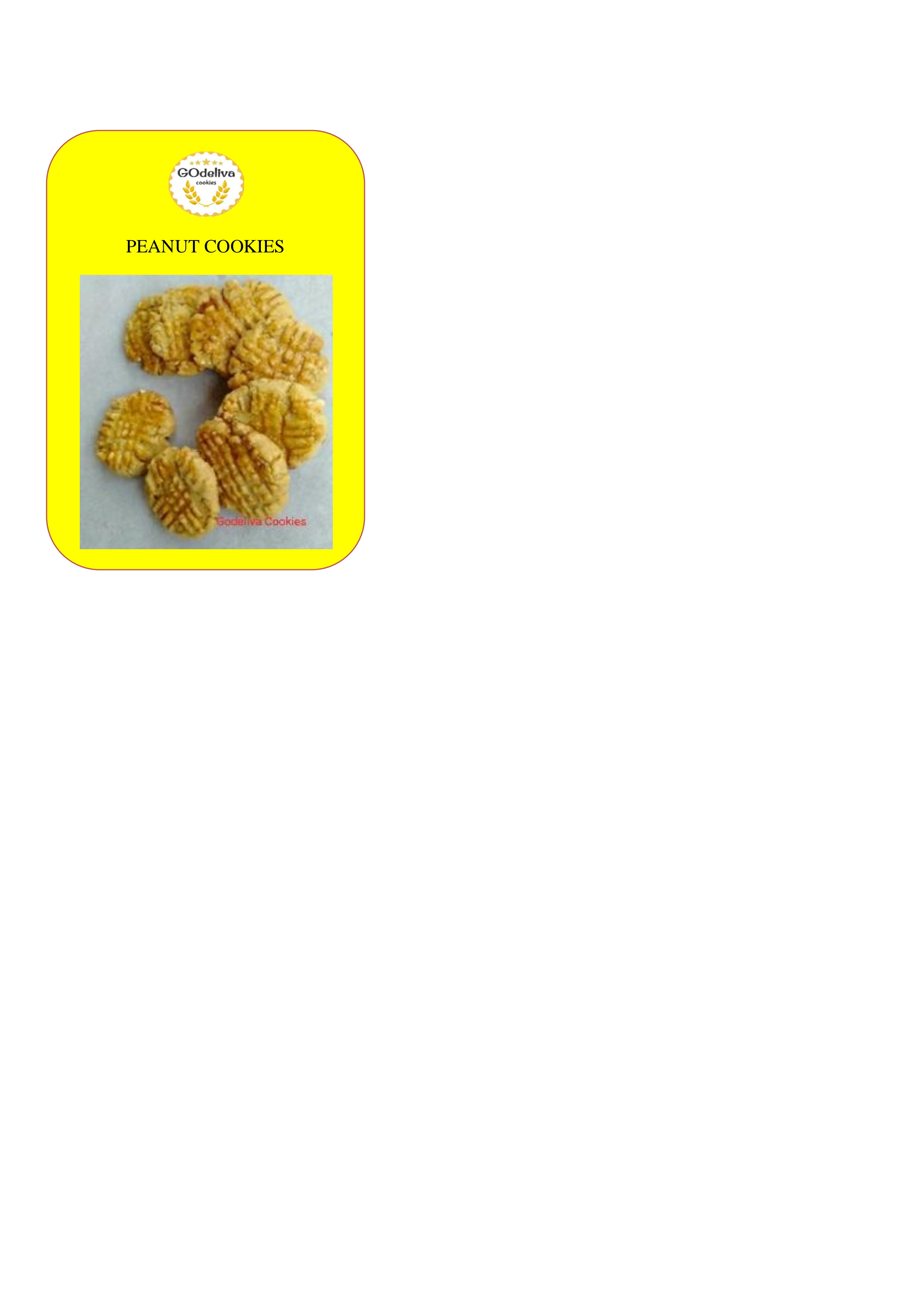 Peanut Cookies
