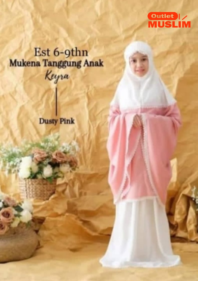 Nadira - Mukena Keyra Anak Rainbow 6 - 9 Tahun & Mukena Dewasa