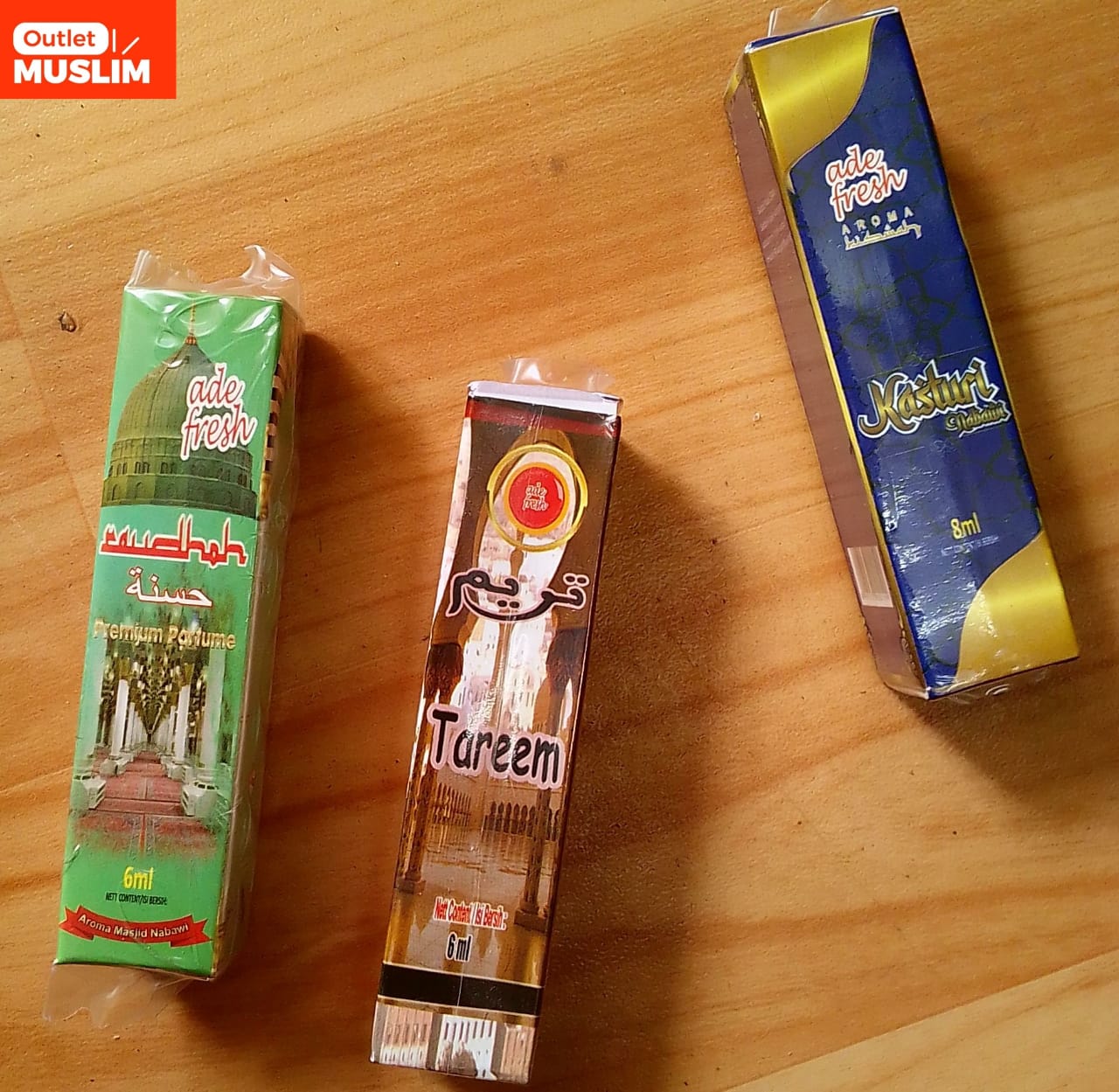 Parfum Roll On Ade fresh non alkohol Aroma Katsuri, Tareem, Roudhoh