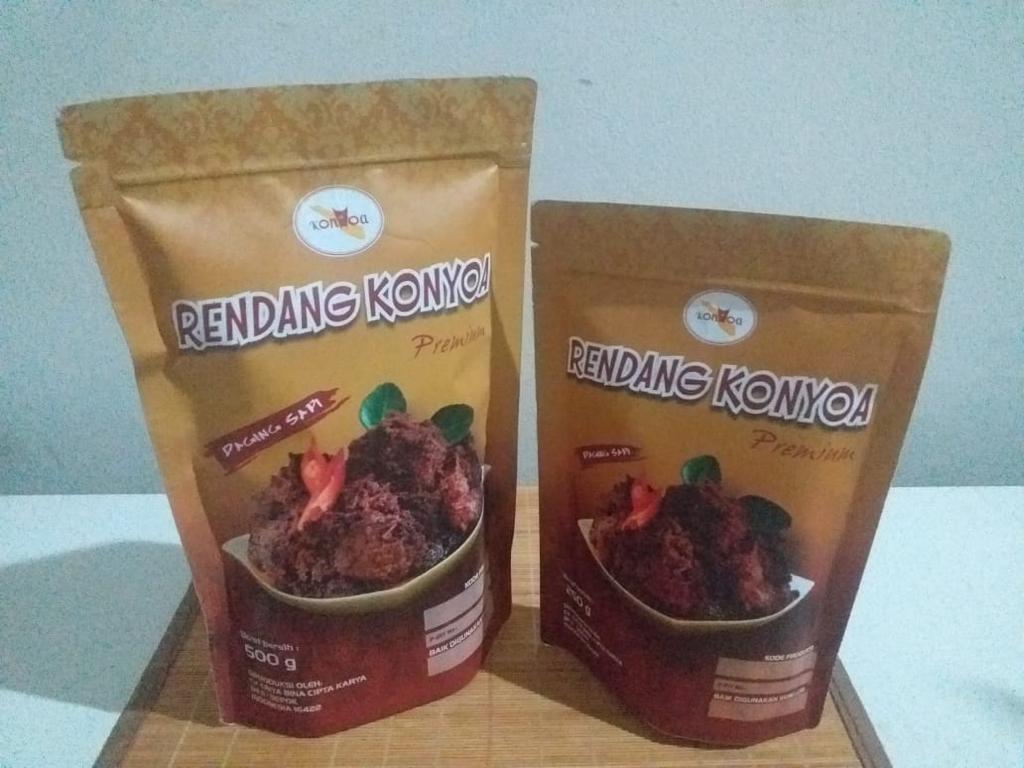 Rendang Daging Premium Merek Konyoa 250gr