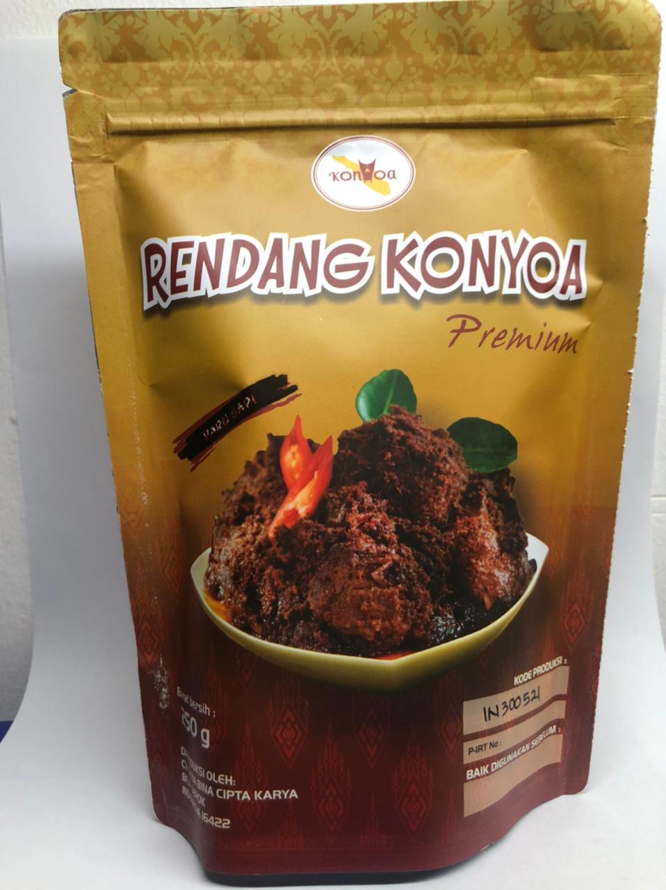 Rendang Paru Merek Konyoa 250gr