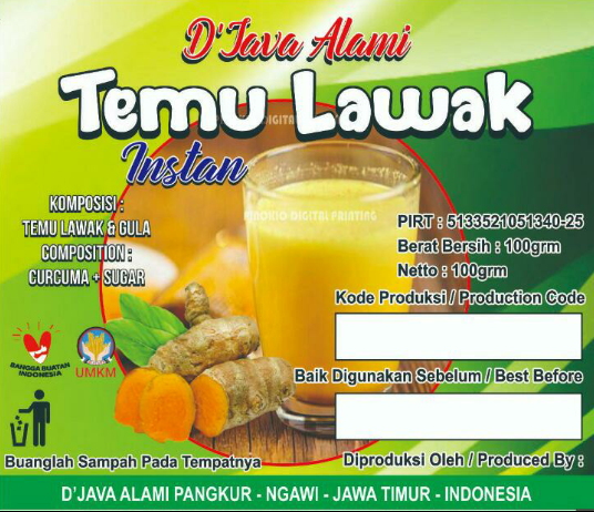 TEMULAWAK instan