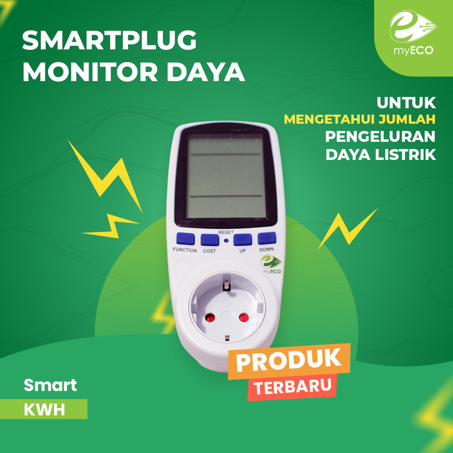 Digital Pengukur Meter Watt Power Energy Daya Arus KWH Volt Listrik AC