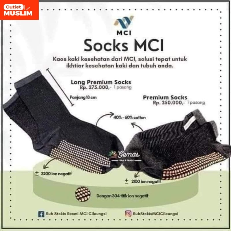 Premium Socks (Kaos kaki) dari MCI