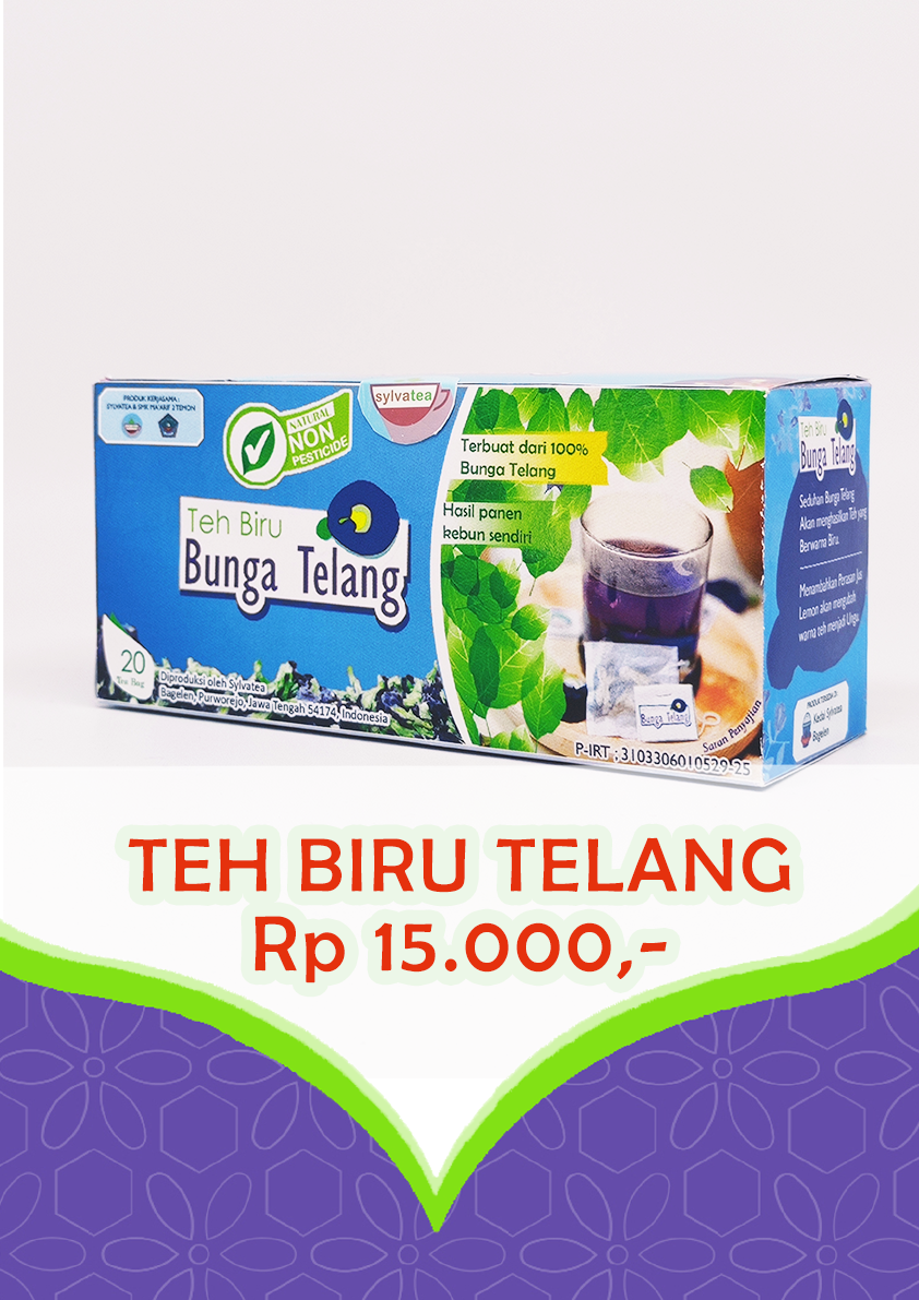 Teh Biru Bunga Telang Reguler Pack