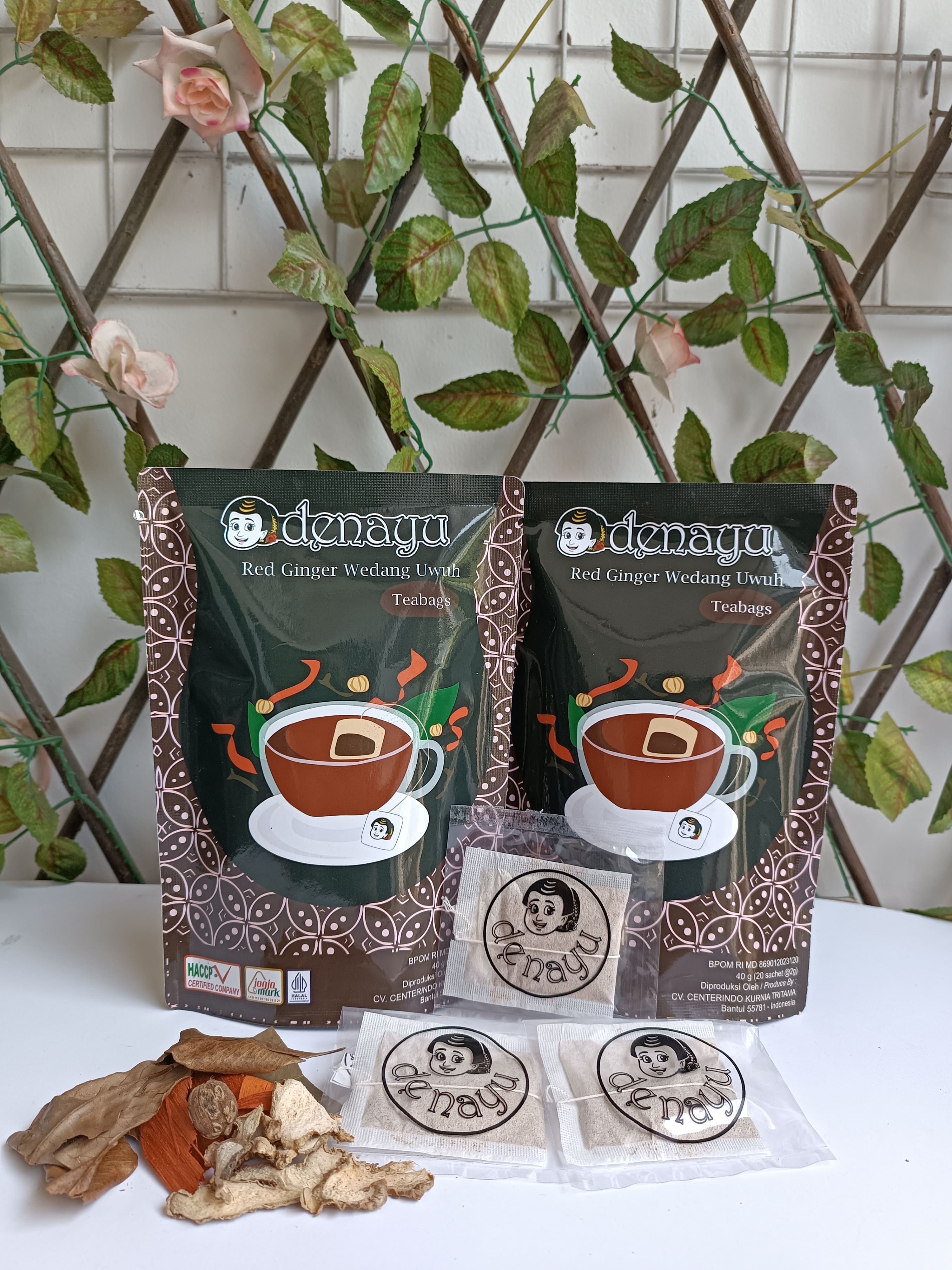 Wedang Uwuh Jahe Merah Celup - Denayu
