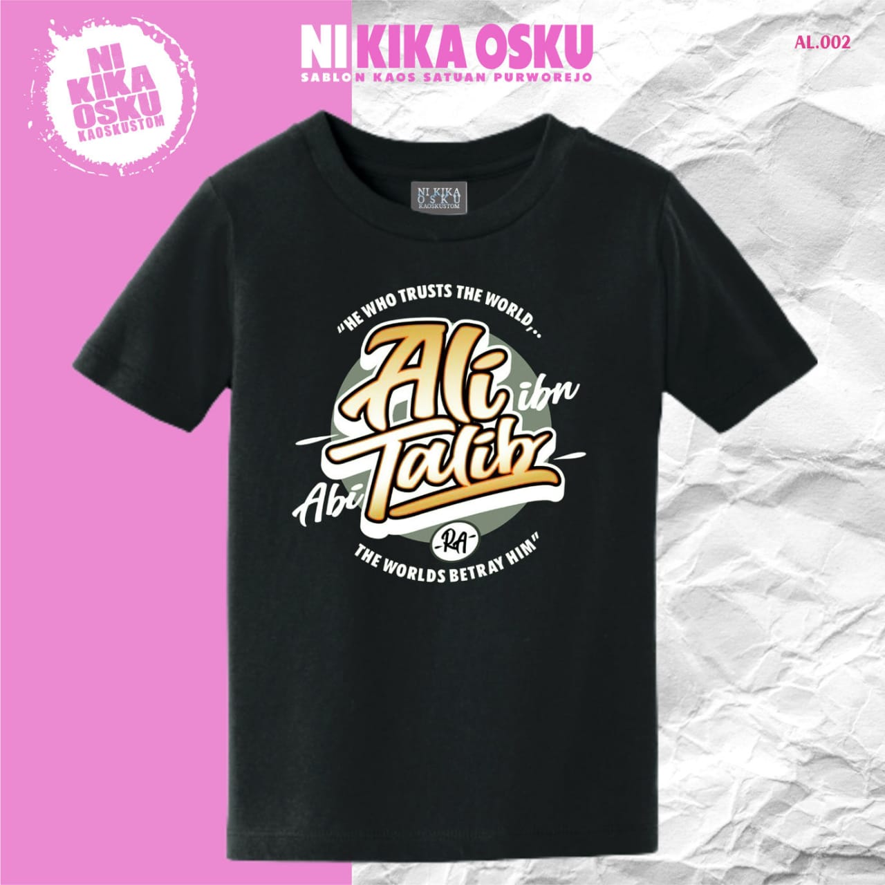 Kaos Ali bin Abi Thallib 3
